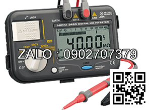 Đồng hồ đo điện trở cách điện Hioki 3453-01