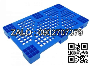 Pallet nhựa một mặt bông L1100 x W1100 x H125mm
