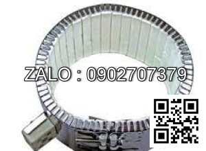 Vong dien tro su Φ420*184mm, 220V, 9700W Detail : -Vong dien tro su chiu nhiet phi 420*184mm, 220V, 9700W, 14273812810 (dung de gia nhiet truc vit dun may san xuat Pallet)