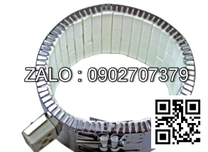 Vong dien tro phi 60*115mm, 220V, 900W Detail : -Vong dien tro phi 60*115mm, 220V, 900W, 114153822292113 (dung de gia nhiet truc vit dun may san xuat Pallet)