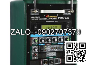 Thiết bị âm thanh di động không dây Vicboss PWA 740 CD & USB