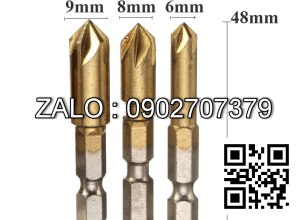 Bộ mũi khoan doa lỗ âm đầu vít