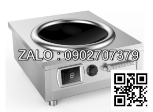 Bếp từ Okasu công nghiệp đơn 8000W mặt lõm xào