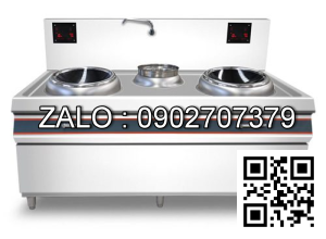 Bếp từ Okasu công nghiệp đôi 15KW mặt lõm BT15-L2