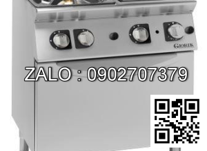Bếp Âu 2 họng kèm mặt nấu phẳng dùng gas Giorik TG74FTL