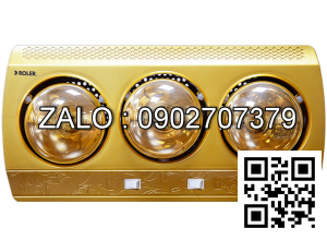 Đèn sưởi nhà tắm Duraqua 3 bóng D3B