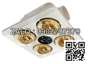 Đèn sưởi nhà tắm BRAUN loại 4 bóng