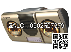 Đèn sưởi nhà tắm Kangaroo KG255 - 2 bóng