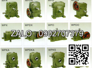 Hộp giảm tốc dạng đứng trục vít - bánh vít Yushen vỏ gang , size : 80 , tỉ số truyền 1/60 mặt bích ( mặt loa ) nằm bên dưới Model : WPDS