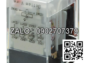 Relay trung gian, type: MY4N, coil 24VDC