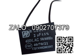 Tu dien 2µF, 400 -500VAC /CBB61