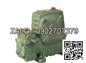Hộp giảm tốc trục vít 2 cấp , 2 hộp số ghép lại với nhau vỏ gang , size : 80 , tỉ số truyền 1/6000 Model : WPEA