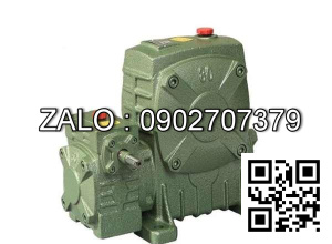 Hộp giảm tốc trục vít 2 cấp , 2 hộp số ghép lại với nhau vỏ gang , size : 80 , tỉ số truyền 1/400 Model : WPEA