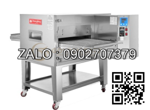 Lò nướng pizza băng chuyền dùng gas Hongling PZG-18H