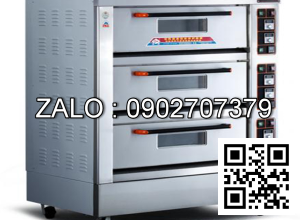 Lò nướng 3 tầng 9 khay dùng điện Hongling Model XYF-3KAL-T