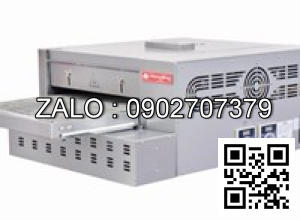 Lò nướng pizza băng chuyền dùng gas Hongling PZG18
