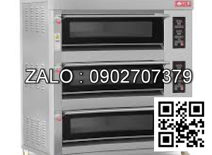 Lò nướng 3 tầng 9 khay dùng gas Hongling HLY-309E