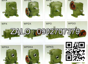 Hộp giảm tốc dạng đứng trục vít - bánh vít Yushen vỏ gang , size : 80 , tỉ số truyền 1/30 mặt bích ( mặt loa ) nằm bên trên Model : WPDS