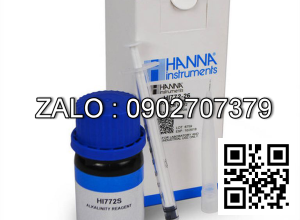 Thuốc thử của máy đo độ kiềm bể nuôi nước mặn Hanna HI772, model Hanna HI772-26 (25 lần)