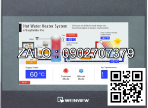 Màn hình điều khiển lô hồ 2 tầng, code: TK6070iQ, input 24VDC, NSX: Weinview