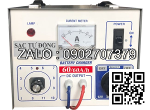 Máy sạc ắc quy 12V/24V/36/48V 60A Fushin