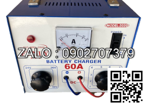 Máy sạc ắc quy 12V/24V/36/48V 60A Funly