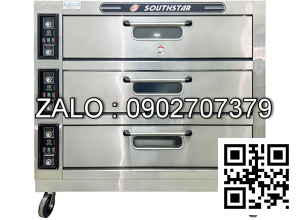 Lò nướng bánh Southstar 3 tầng 9 khay điện cao cấp