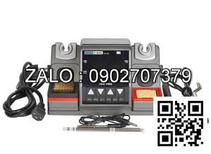 Trạm hàn T12 SUGON T1602 - 2 tay hàn công suất 120W (tặng kèm 3 mũi hàn)