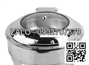 Nồi Hâm Buffet Tròn Nắp Kiếng Đun Bằng Điện AT51293