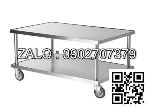 Gia công bàn thao tác có bánh xe