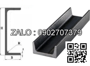 Thép U100x50x5x7,5 ( cây 6 mét)