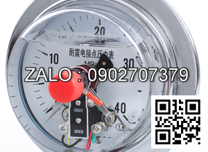 Dong ho ap 3 kim inox, 0-10bar, DC10…30V