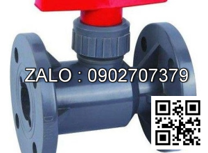 Van bi nhựa mặt bích PVC Ø 48