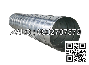 Ống gió tròn xoắn dùng tôn POSCO/HOASEN/PHƯƠNGNAM Ø100, 0.58mm