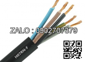 CÁP CAO SU 450/750V TRIFLEX H07RN-F 5X2.5MM2, BLACK LTC/ ITALY