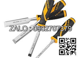 Bộ 4 Đục Cán Nhựa Tolsen 25384 6,13,19,25mm