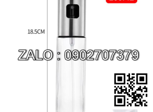 Bình xịt dầu ăn thuỷ tinh phun sương (Kiện 100 chai)