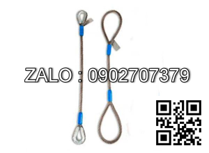 Sling cáp thép 1 chân đường kính cáp 48mm