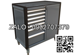 Tủ dụng cụ 7 ngăn mẫu 1 kèm hộc có khóa OKASU N1RD7