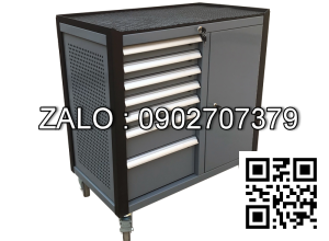 Tủ dụng cụ 8 ngăn kèm hộc có khóa OKASU N1RD8