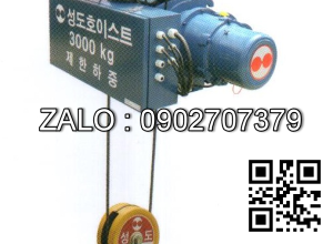 Palang cáp điện dầm đơn 3 tấn