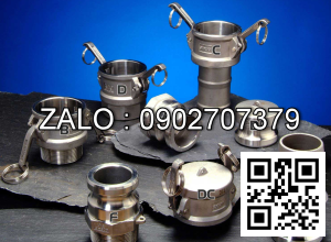 Khớp Nối Nhanh, Camlock Inox 304 Đầu A - B - C - D - E - F - .Dc - Dp