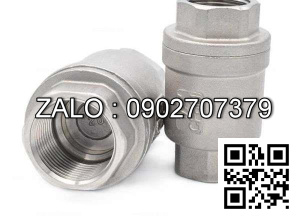 Van 1 chiều lò xo Inox 304 DN20
