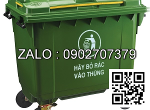 Thùng rác nhựa 660 lít TRN660