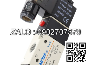 đế Van điện từ Airtac 4v210 bao gồm giảm thanh, nối hơi vào 8