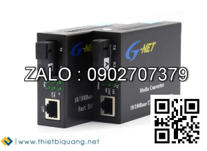 Bộ chuyển đổi quang điện 10/100/1000, HHD-110G-20A, 1 sợi quang G-NET