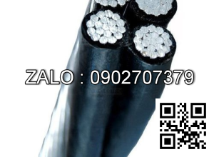 Cáp vặn xoắn hạ thế -TCVN/AS3560 (4 lõi, ruột nhôm, cách điện XLPE) LV-ABC-4x70 (4x19/2.17) -0,6/1kV (ruột nhôm)