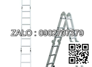 Thang nhôm gấp đa năng 4 đoạn Advindeq ADM104