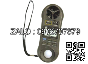 Máy đo tốc độ gió, độ ẩm, ánh sáng và nhiệt độ điện tử LM8000