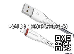 Cable Sạc Borofone BX25 Lightning 2M